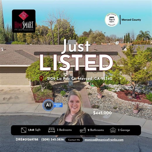 Just Listed in North Merced | 3 Bed Home With Pool | Merced County real estate