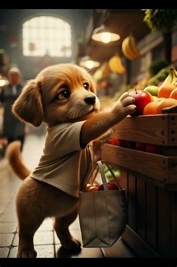 Poor Puppy Feeds Old People | Heart Touching Story #animagic