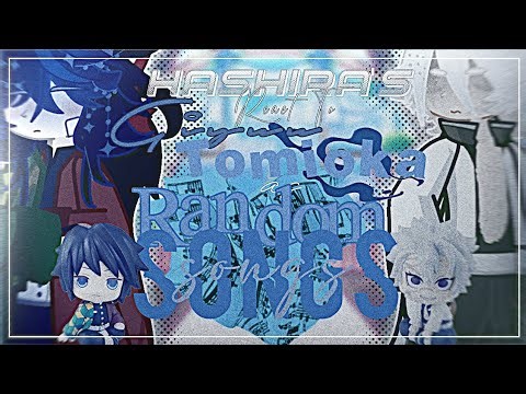 Hashira's React to Giyuu as Random Songs / KNY / GL2RV / long intro (seriously)