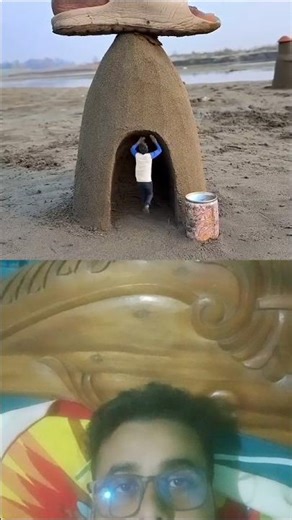 “Giant Foot Illusion Shot 😲📸” #shorts #fun ideograph #trending