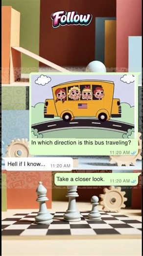 The Eternal Bus Riddle 🚌🤔 #funny #brainteaser #relatable