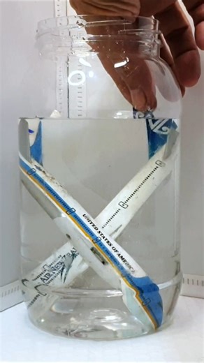 Saving Diecast Model Airplane From The Water #airplane #plane #diecast #shorts