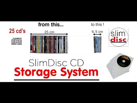 SlimDisc CD Storage System Demonstration Video