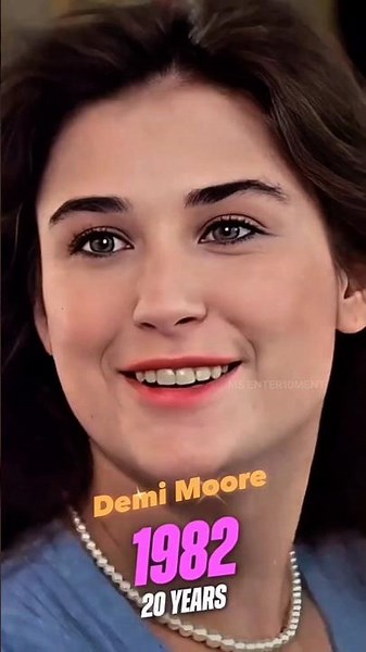 Demi Moore' Evolution! 1982–2025 ⭐ Timeless Beauty! #ytshorts #shortvideo #evolution #shorts