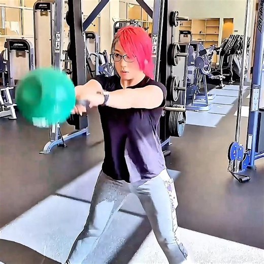 Asuka vs Rhea Ripley 💪🔥 | Gym Power Test | WWE Strength Edit #wwe #short #edit
