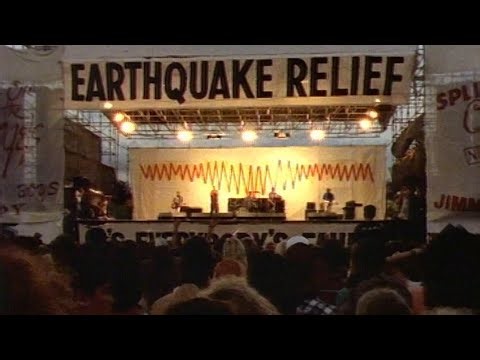 Midnight Oil Newcastle earthquake concert 1990 Blue Sky Mine, Beds Are Burning