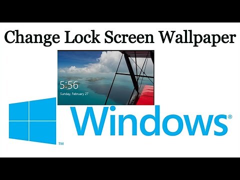 Change Lock Screen Wallpaper in Windows PC/Laptop | set lock screen wallpaper