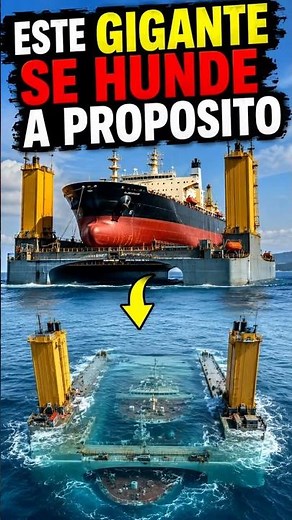 GIANT THAT SINKS ON PURPOSE #Engineering #Ships #megaprojects