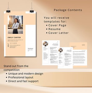 Modèles de CV modifiables, conceptions de CV professionnels, modèles de demande d’emploi, lettre de motivation, téléchargement instantané, moderne, créatif, Canva - Etsy France