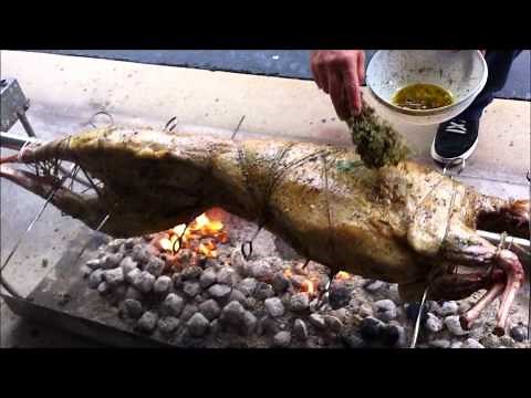 How to Cook a Lamb on a Spit for Greek Easter