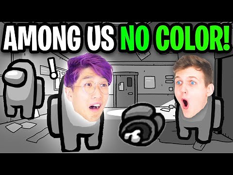 Can We Beat AMONG US But WE TURNED COLORS OFF!? (IMPOSSIBLE CHALLENGE!)