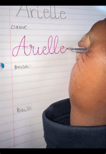 Creative Handwriting ASMR: Calligraphy and Name Writing