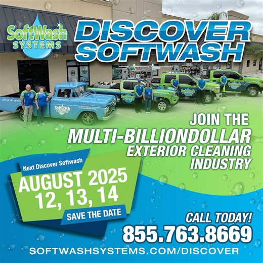 🔥START A SOFT WASHING BUSINESS🔥 SoftWash Systems is the World's Largest soft washing company. We are WORLD-WIDE with over 150 LICENSED AFFILIATES cleaning roofs and building exteriors on THREE CONTINENTS. We are offering LICENSED AFFILIATE programs in your area. This is a unique opportunity because of our UN-FRANCHISE business model. ️❌No Franchise Fee ❌No Royalties ️❌No Territory Limits ️❌No Oppresive Structure But we do have... ✅Business Systems ✅Marketing Systems ✅250 Class Academy Online ✅