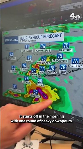 More severe storms bring tornado, flash flood threats to NYC area again Tuesday NBC New York