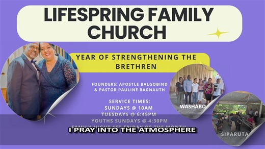 Welcome to our Tuesday Night Service . 1No copyright infringement intended . All music right belong to their respective owners. | Lifespring Ministries - Guyana