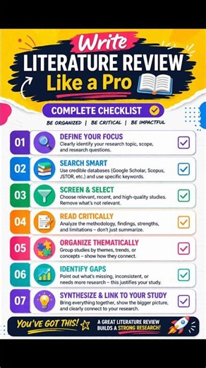 MISTAKES in Writing Literature Review Write Literature Review #phd #struggle #research #reels