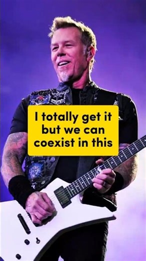 James Hetfield Metallica interview: I totally get it but we can coexist in this