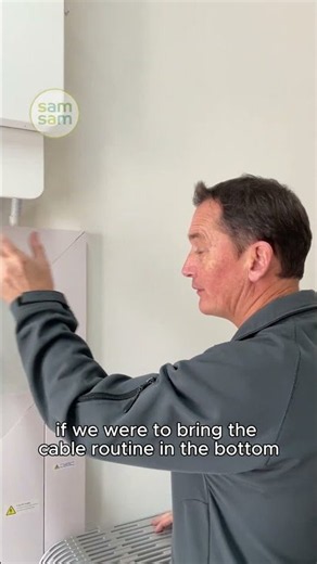 Why We Route SigenStor Cables From the Top Down ⚡ #viral #Sigenergy #SolarInstallation