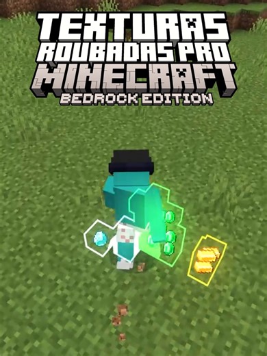 Texturas Mais Roubadas para Minecraft Bedrock