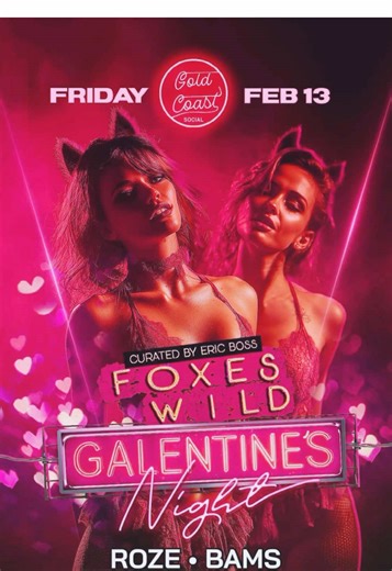 LADIES: You won’t get spoiled at any other club like you will tomorrow night for FOXES WILD: GALENTINE’S NIGHT at @goldcoastsocial‼️ #chicago #nightlife #fyp #chicagonightlife #viral