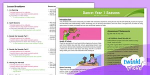 Twinkl Move PE - Y1 Dance: The Seasons Unit Overview