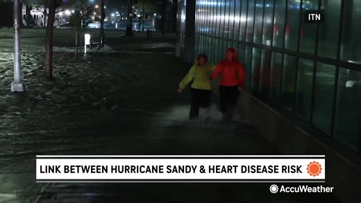 Those who experienced flooding from Hurricane Sandy had a significantly elevated risk of developing heart attacks, strokes or heart failure years after the event. What implications could that have for severe weather events everywhere? | AccuWeather