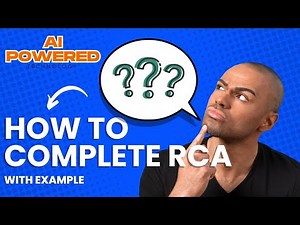 How to complete a root cause analysis with AI?