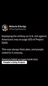 260K views · 14K reactions | Project 2025 was and is real! | People’s Unity Project | Facebook