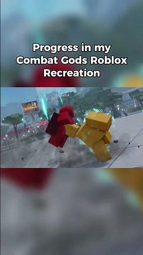 Progress in my Combat Gods Roblox Recreation #roblox #tsb #legendsbattlegrounds #combatgods #shorts