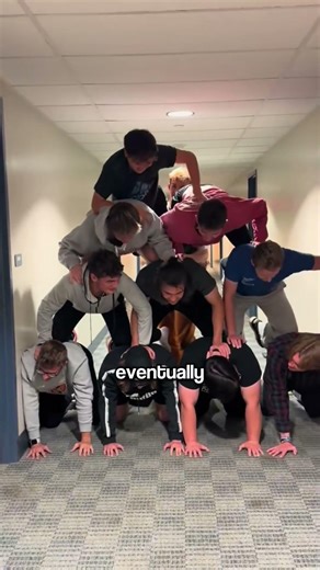 The Secret Way These Students Built A Human Pyramid 🏗️