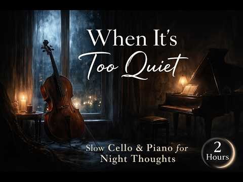 When It’s Too Quiet — Slow Cello & Piano for Night Thoughts | 2 Hours