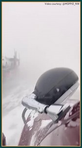 A closer look at the chaotic blizzard conditions in northern Minnesota on Thursday, Dec. 18, shared by the Minnesota State Patrol. More here: https://bringmethenews.com/minnesota-weather/road-closures-in-northern-minnesota-as-blizzard-causes-whiteout-conditions | Bring Me The News