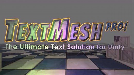 Unity Textmesh Pro UI文字解决方案