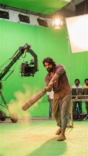 Peddi Movie Cricket Scene Uncut 🏏🔥 | Ram Charan Village Mass Shot BTS |#Peddi #RamCharan #PeddiMovie