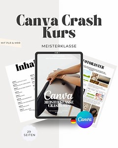 Canva Crash Course - A Compact Introductory Course on Using the Canva Design Platform With MRR PLR Resale Rights. - Etsy Canada