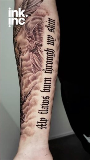 The Lost Art of Gothic Lettering Tattoos