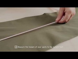Uniqlo Alterations - How to measure your inseam