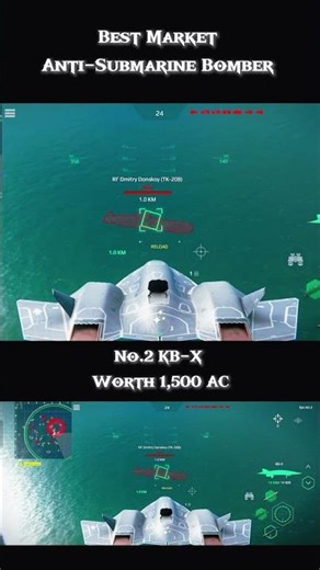 Best Anti-Submarine Bomber #modernwarships #shorts