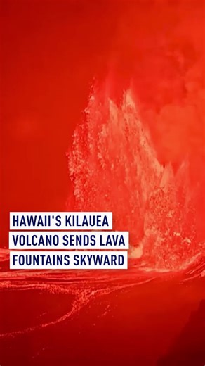 Spectacular Lava Eruption at Kilauea Volcano's Halema'uma'u Crater