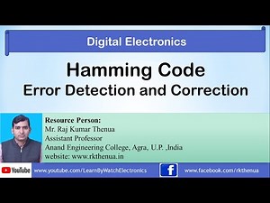 Error Detection and Correction using Hamming Code | Hindi/Urdu | Digital Electronics by RK THENUA