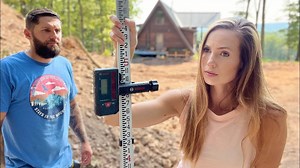 44K views · 1.4K reactions | We are digging out the house pad for the 2-level, bedroom wing addition onto our self-built, off-grid A-Frame home. | Wild Wonderful Off-Grid | Facebook