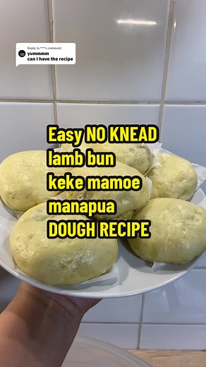 Easiest No-Knead Lamb Bun Recipe: Soft & Fluffy Manapua