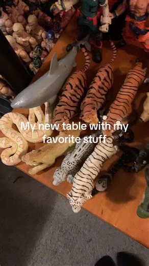 #my new table with my favorite stuff