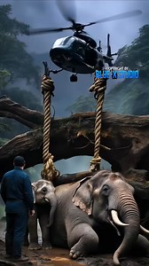 126K views · 4.5K reactions | The mother and baby elephants encountered natural disasters #wildlife #rescueefforts #rescueanimals | Blue X Studio Imaginary Animals | Facebook