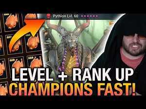 How to Level and Rank Up Champions FAST in Raid for FREE Guide