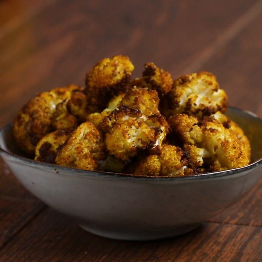 Roasted Cauliflower With Cumin And Turmeric Recipe by Tasty