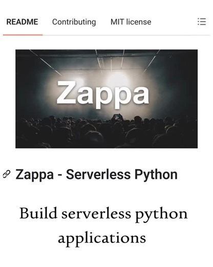 Github Projects on Instagram: "Build serverless python applications. Explorehere: https://www.opensourceprojects.dev/post/c6e19c76-a290-4722-b52f-5805fae1a8c1"