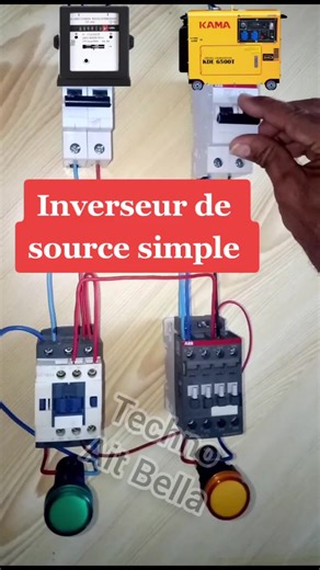 Inverseur de Source Normale : Système Électrique Simplifié