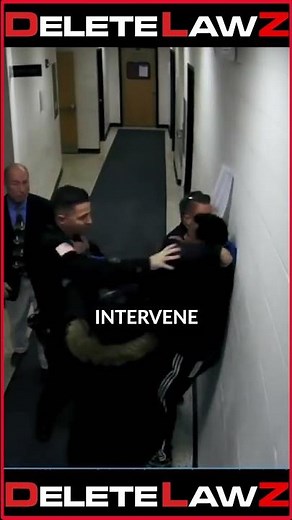 COP RUNS UP AND @SSAULTS MAN WHO WAS IN COURT!