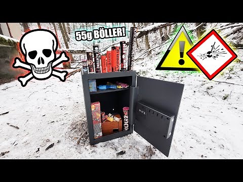 Wie viele BÖLLER ÜBERLEBT ein größerer 300€ TRESOR! - Experiment